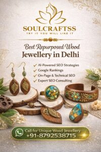 Best Repurposed Wood Jewellery in Delhi